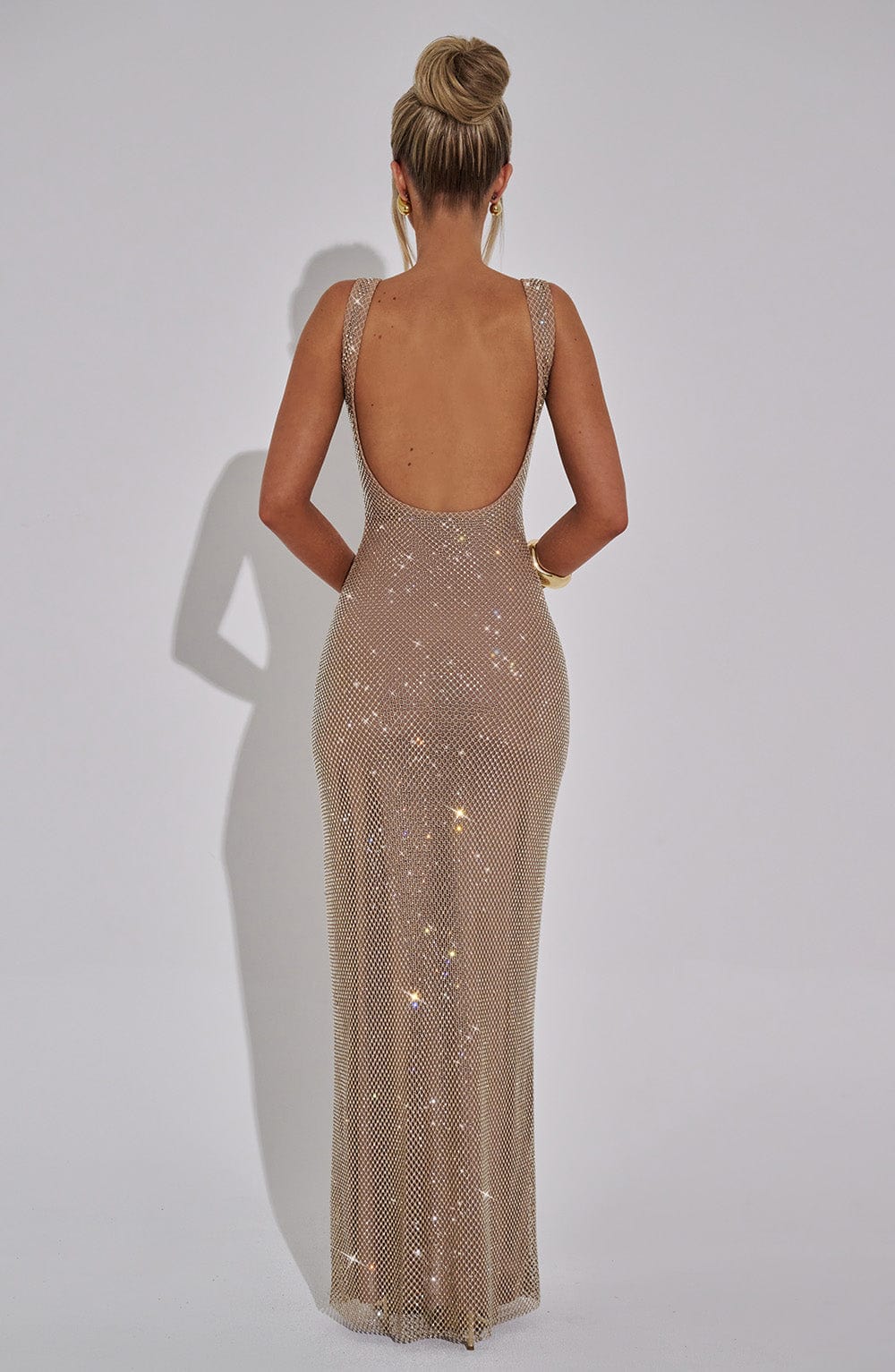 Sariel™ | Vestido largo brillante
