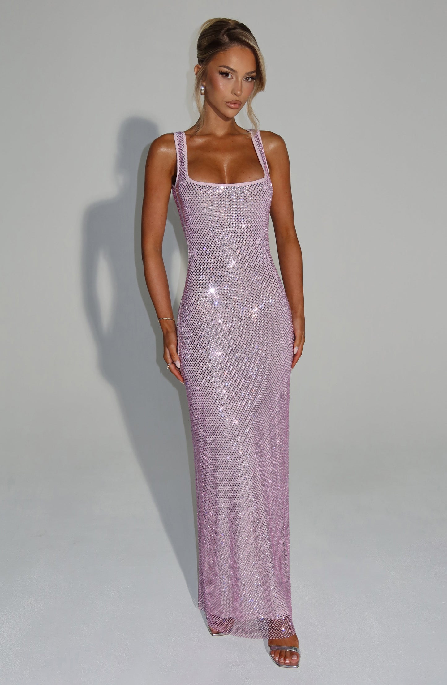 Sariel™ | Vestido largo brillante