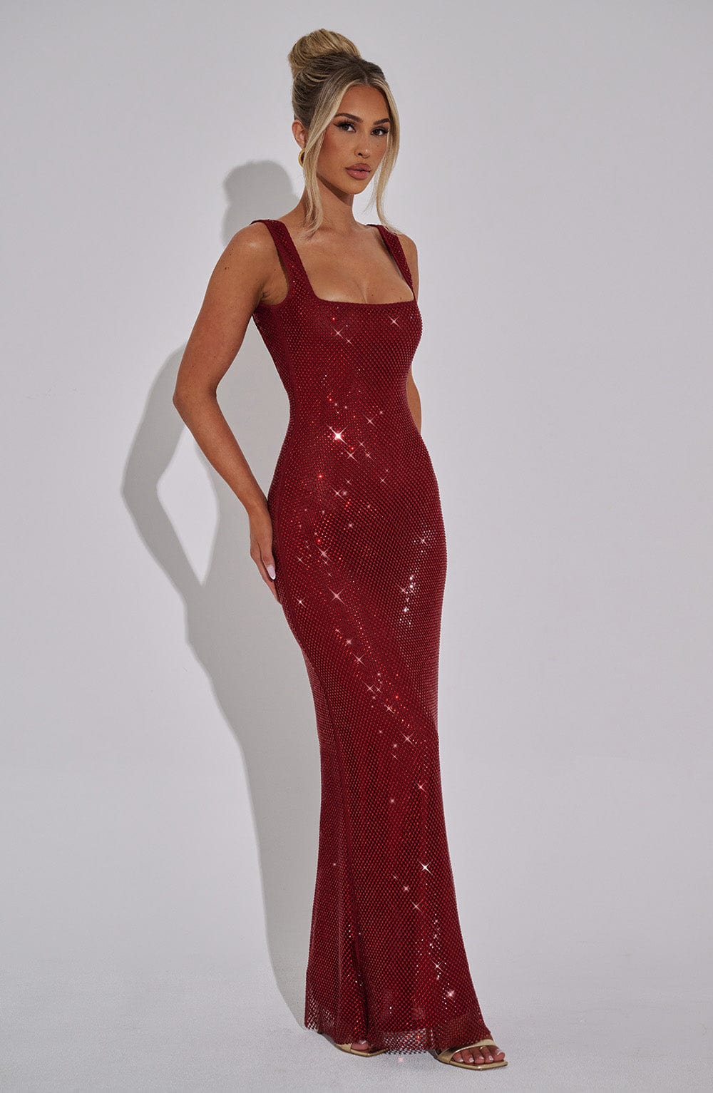 Sariel™ | Vestido largo brillante