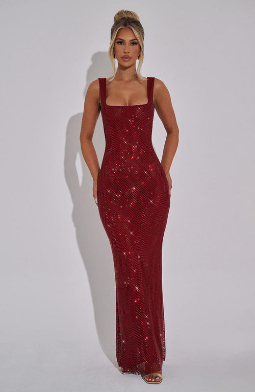 Sariel™ | Vestido largo brillante