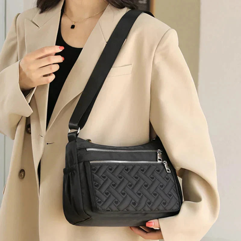Bolso bandolera de nailon Veloura™ | Aranya