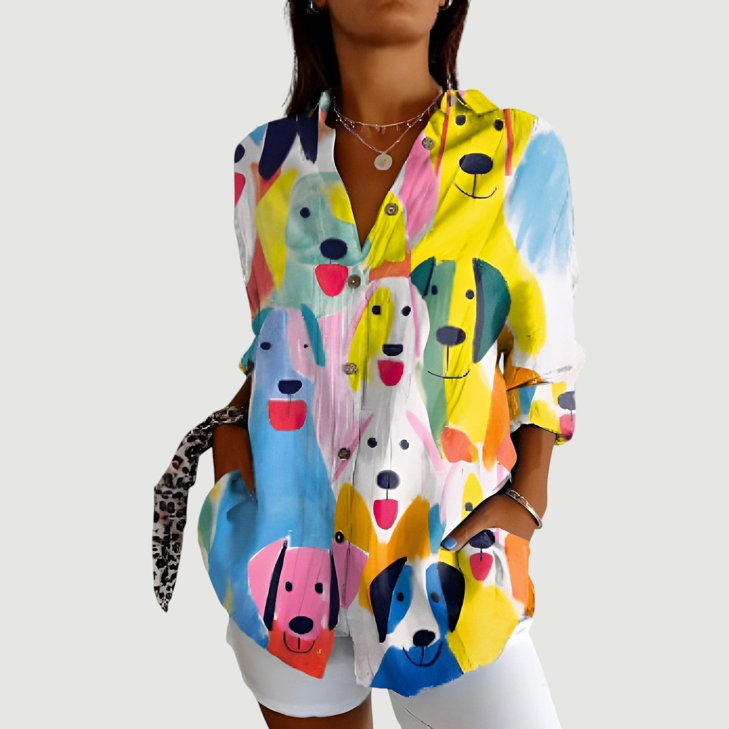 Laura™ | Blusa Artística Bloom