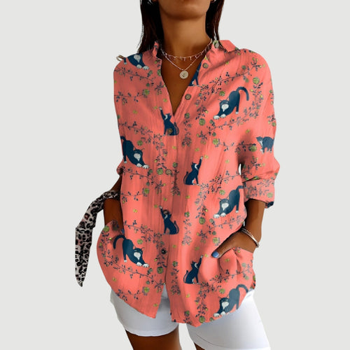 Freda™ | Blusa Artística Bloom