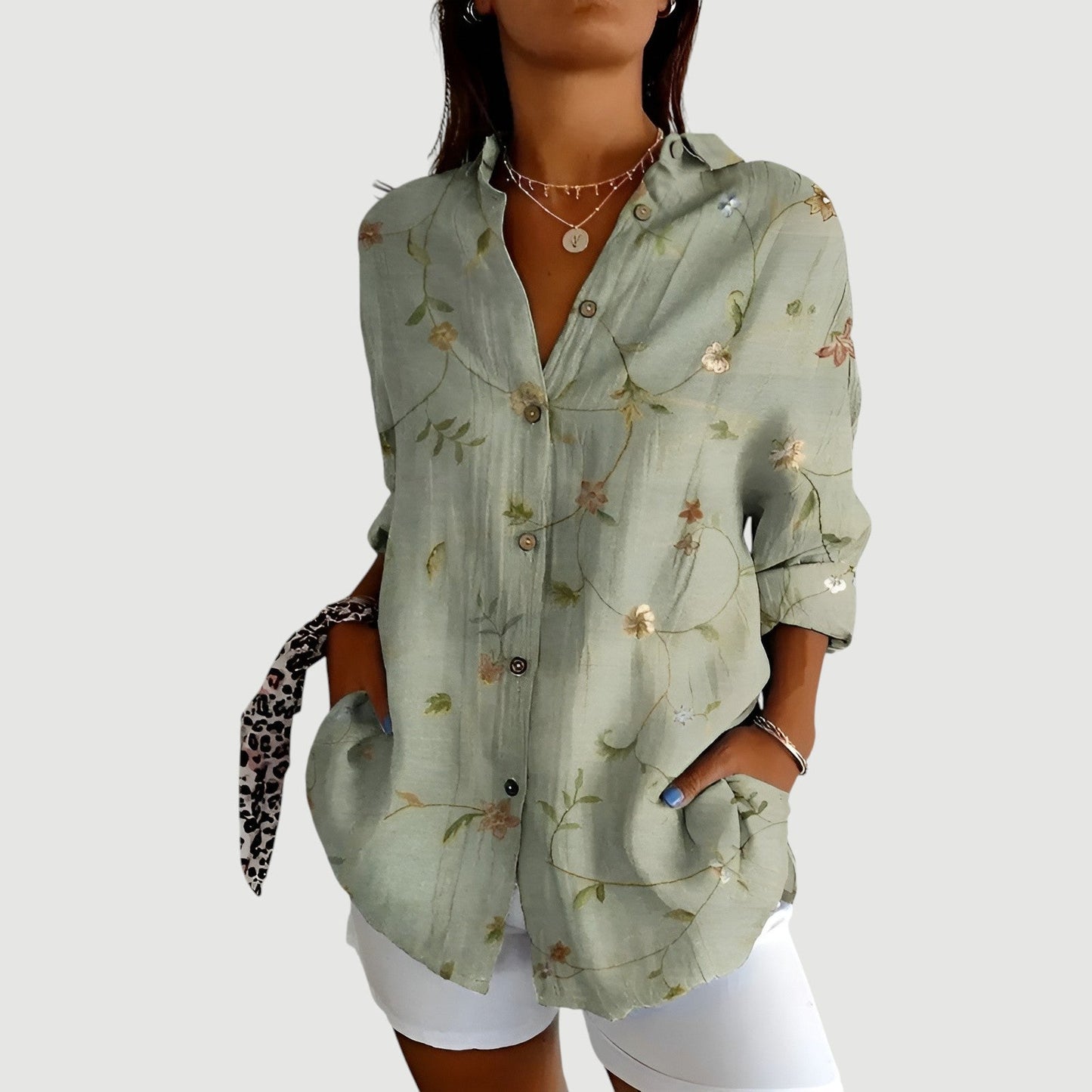Amalie™ | Blusa Artística Bloom
