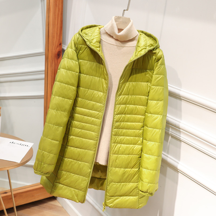 Norte - Nueva chaqueta impermeable con plumas de pato blancas