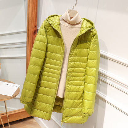 Norte - Nueva chaqueta impermeable con plumas de pato blancas