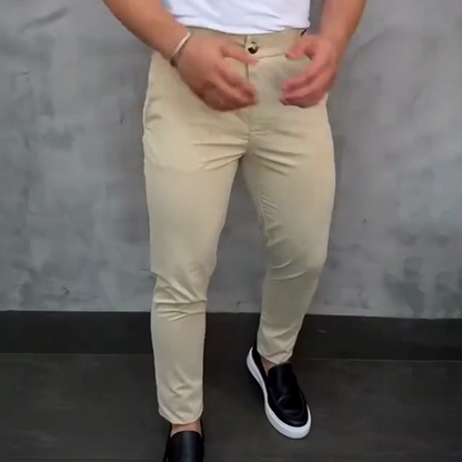 Max | Pantalones elásticos ajustados para hombre