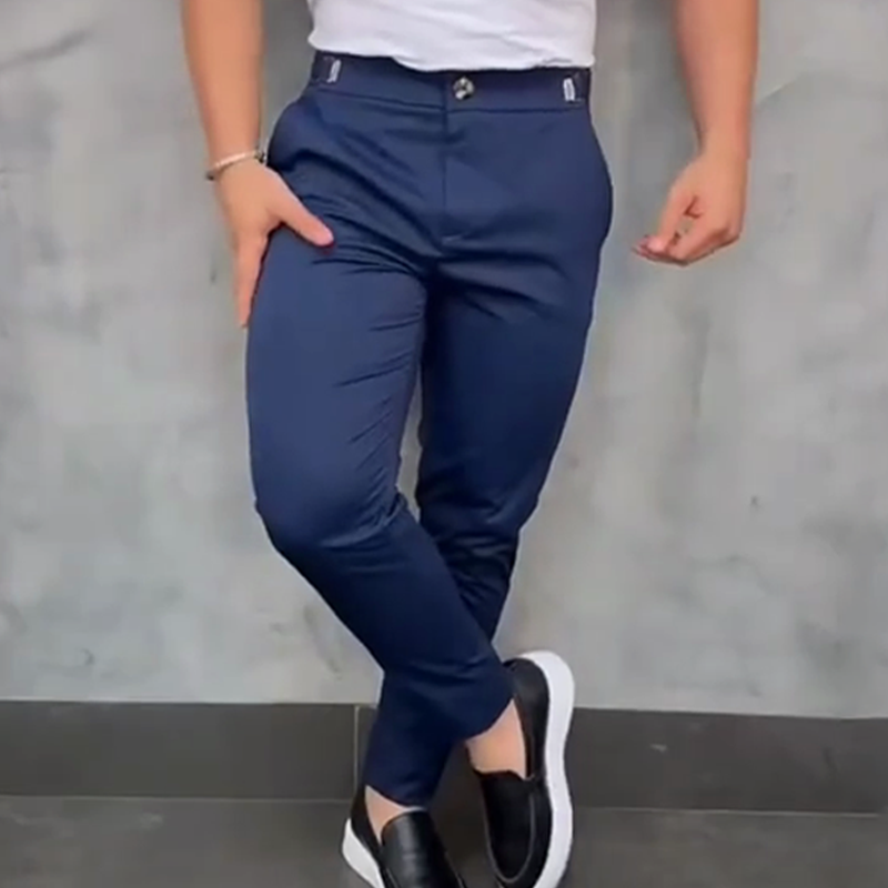 Max | Pantalones elásticos ajustados para hombre
