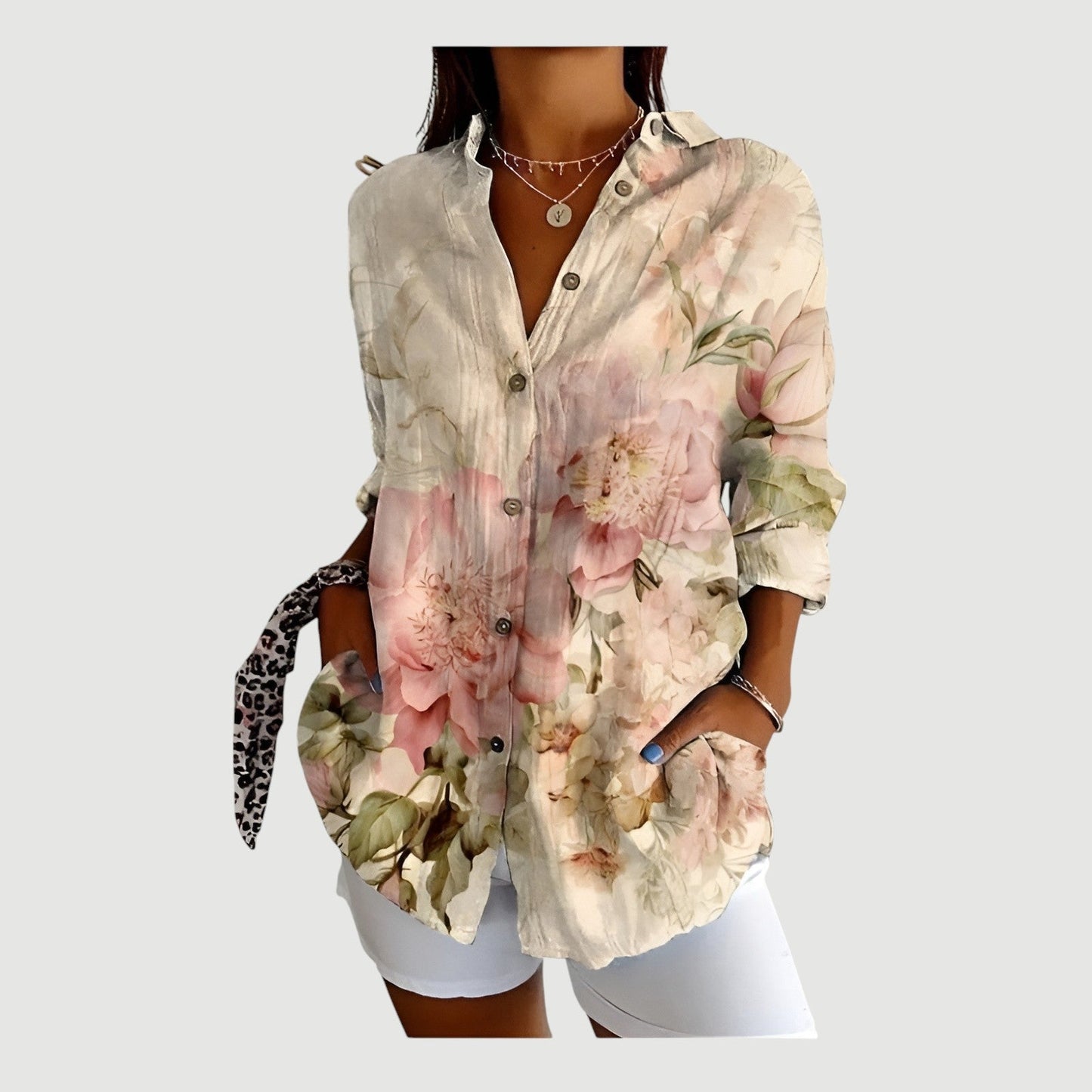 Selma™ | Blusa Artística Bloom
