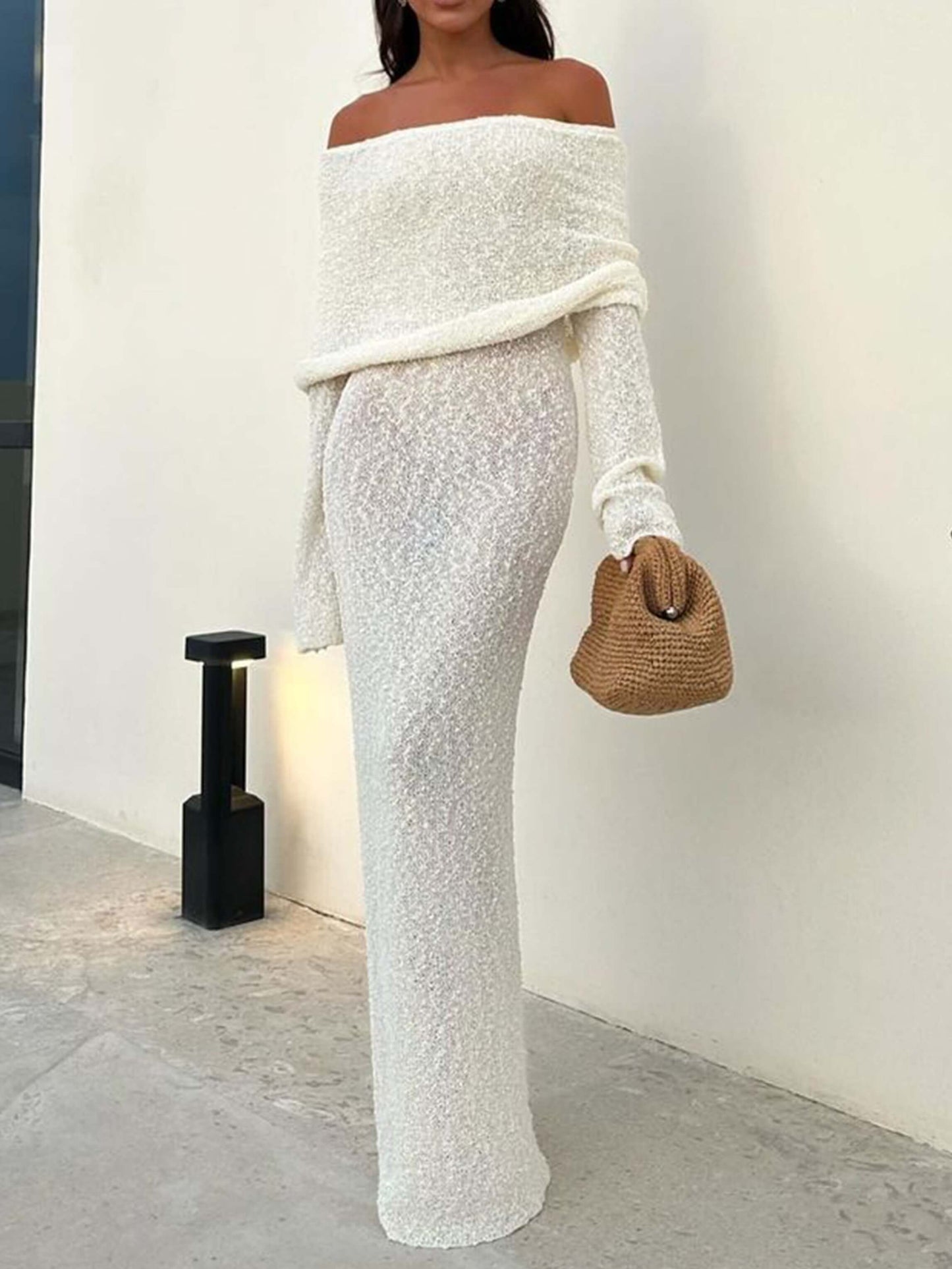 Kenvira™ | Vestido con hombros descubiertos