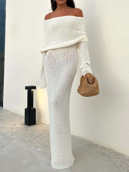 Kenvira™ | Vestido con hombros descubiertos