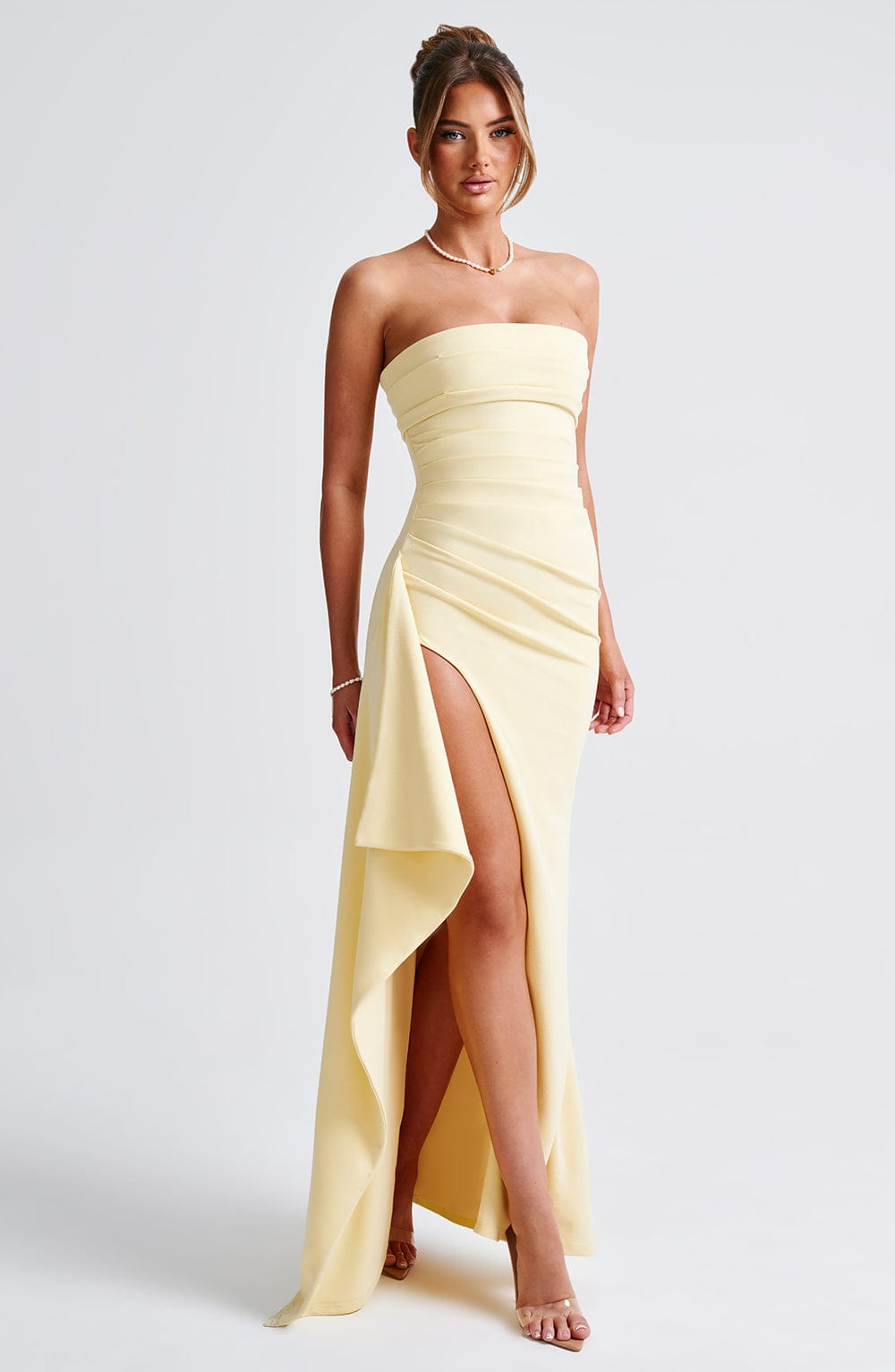 Seraphina™ | Vestido largo con abertura alta 