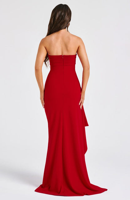 Seraphina™ | Vestido largo con abertura alta 