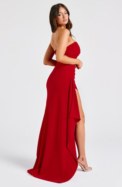 Seraphina™ | Vestido largo con abertura alta 