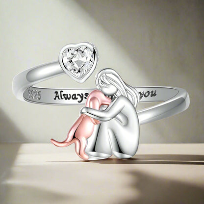Anillo ajustable – “Siempre en mi corazón”